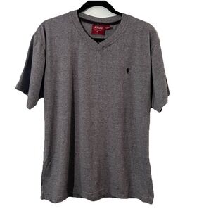 LADA The Original Style Mens T-shirt‎ Short Sleeve V-Neck Gray Size XL